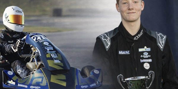 Foto: Succes voor karter Delano Den Besten