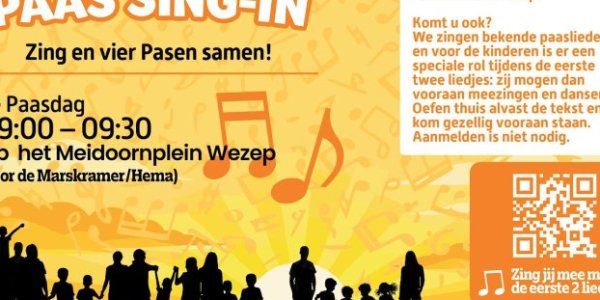 Foto: VIDEO: Paas Sing-in: samen Pasen vieren op paasochtend